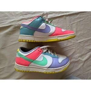 Nike Dunk Low Easter Candy Women's Sneakers Size 7 Colorful Sneaker DD1872-100